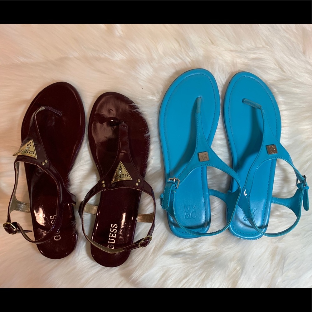 NY&C and Guess Bundle 2 pair of sandals